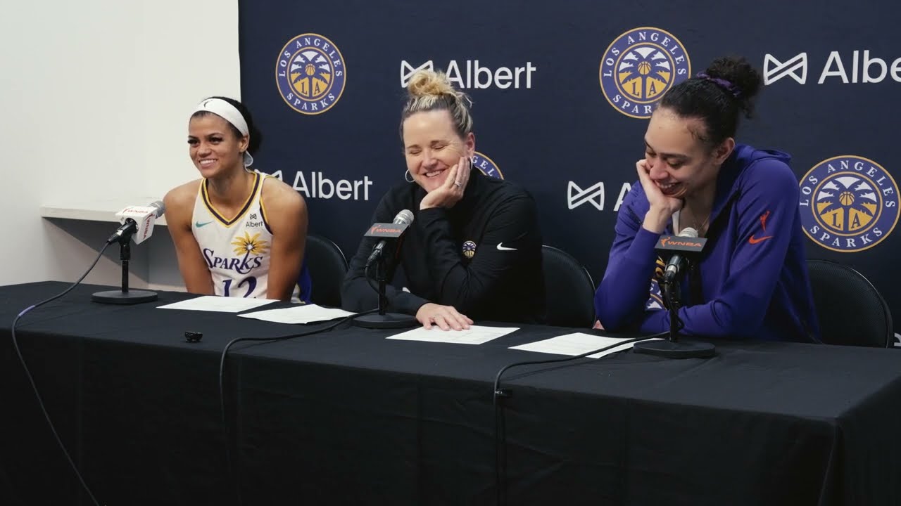 LA Sparks Basketball | Postgame Press Conference 9.9.25