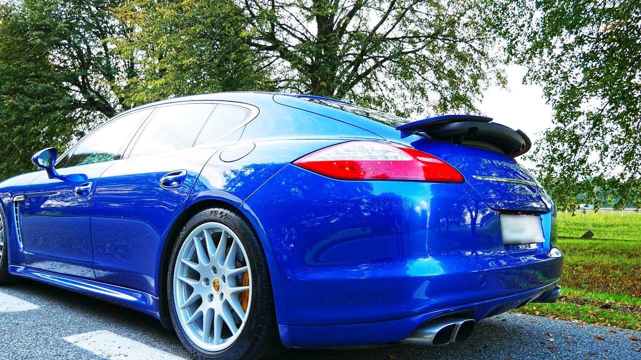 Panamera Turbo S Acceleration and Exhaust Sound Launch Control