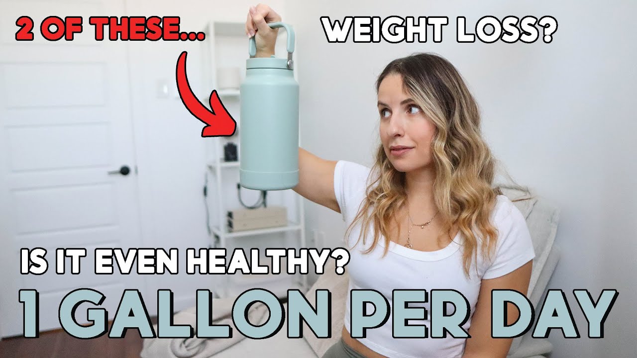 Surprising RESULTS drinking a Gallon of Water a day (Pros and Cons)