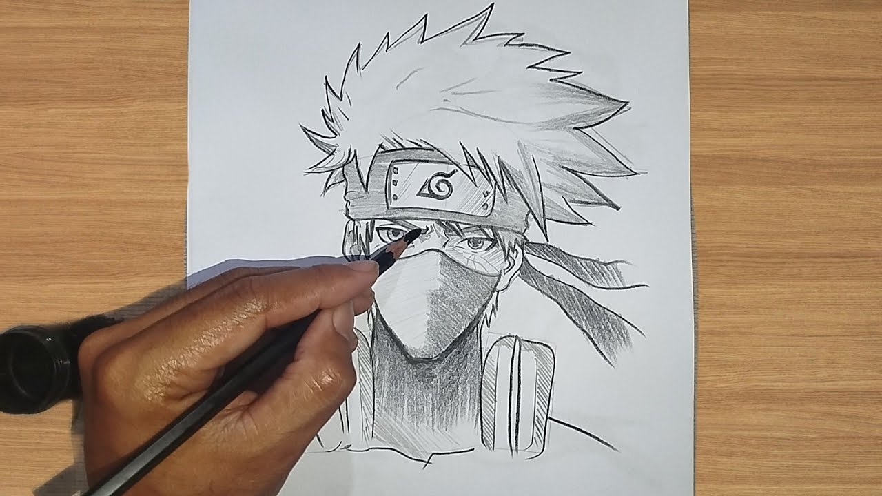 How to Draw Kakashi Hataki Easy drawing for beginners | Step by Step drawing 