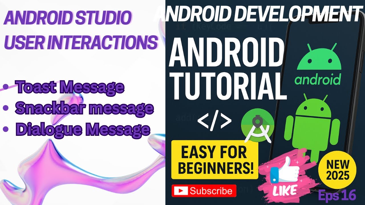 User Interactions | Toast vs Snackbar vs Dialogue | UI Message Comparison Explained with Examples