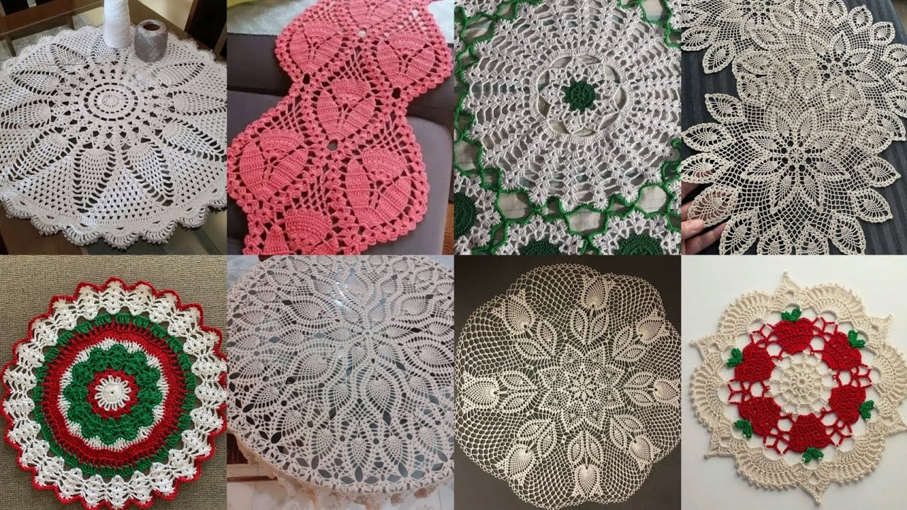 Most beautiful & attractive crochet crochet laces & stitches new design ideas 2025 