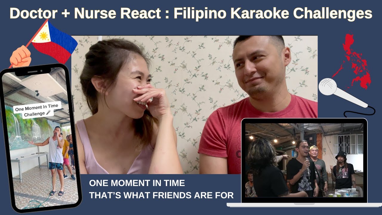 Doctor + Nurse React: One moment in time mic singing challenge & That's what friends are for karaoke