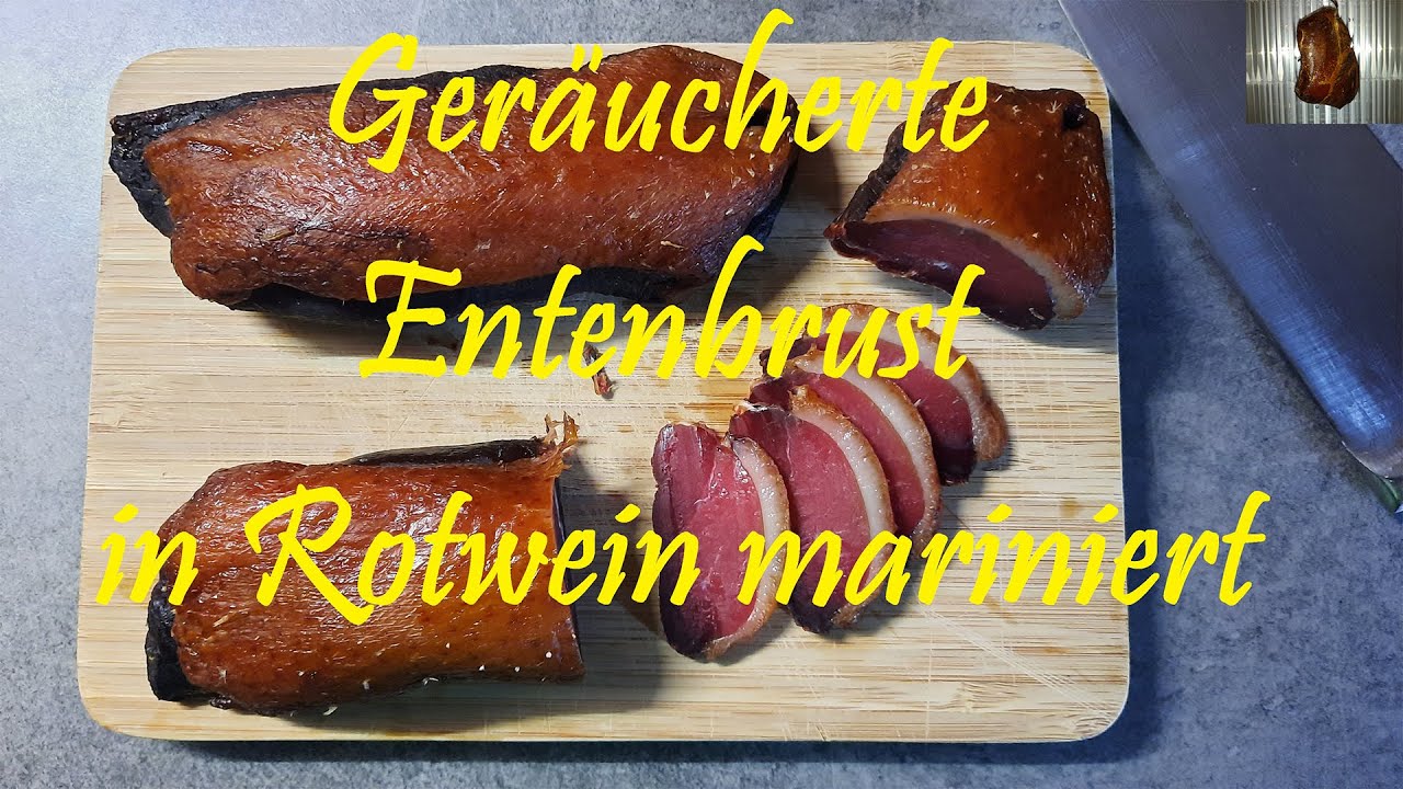 Geräucherte Entenbrust (in Rotwein mariniert) | enigma6370