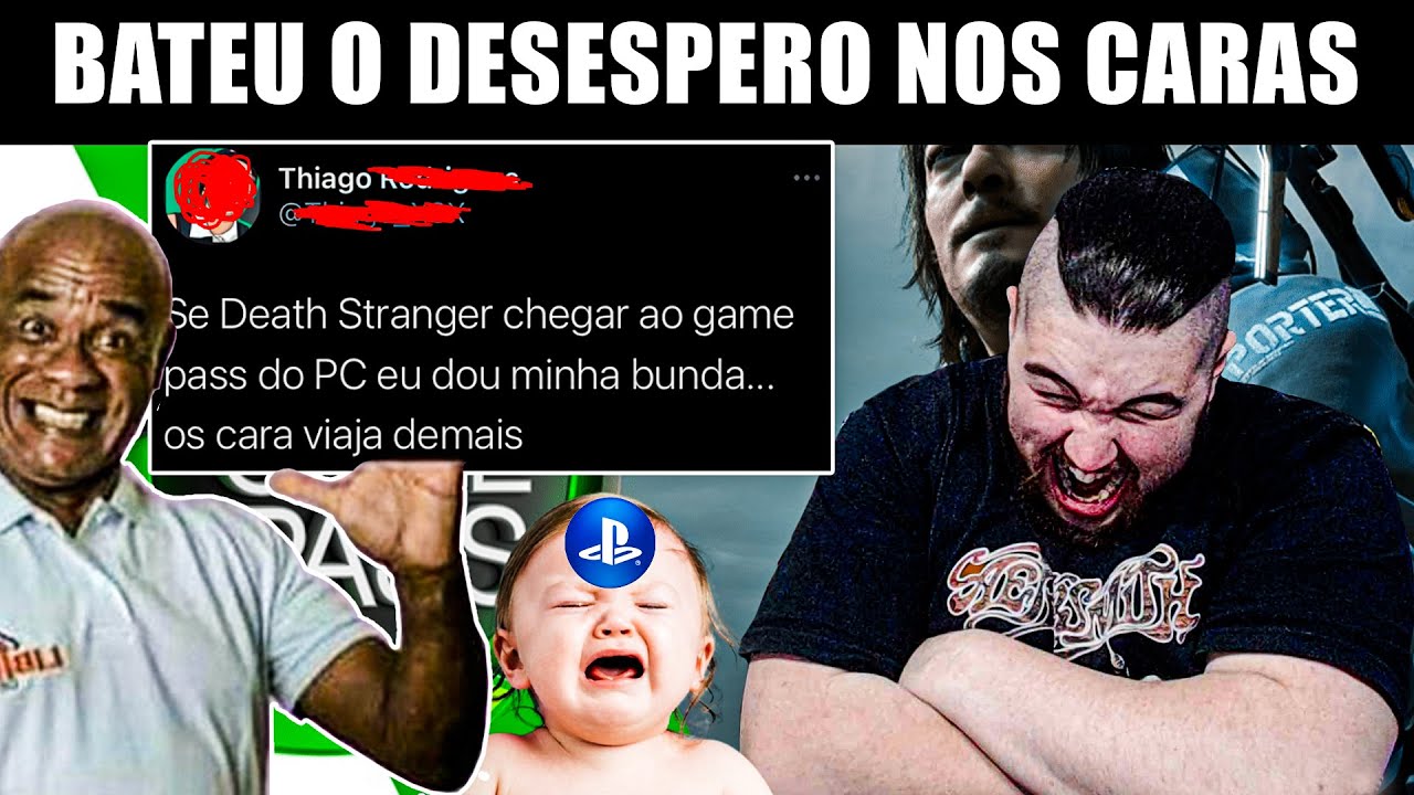 REAGINDO AOS COMENTARIOS SONYSTAS SOBRE DEATH STRANDING NO GAMEPASS