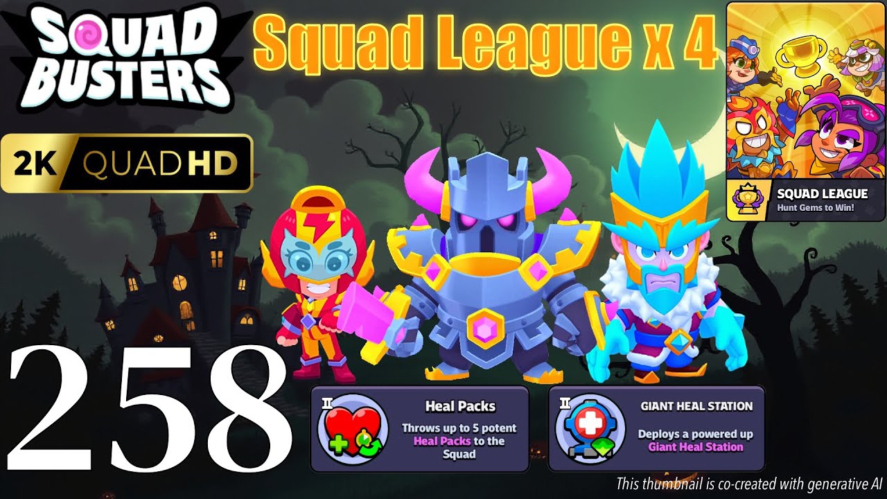 Squad Busters - Walkthrough Gameplay Part 258 - Pekka, Max, Ice Wizard - Squad League x 4