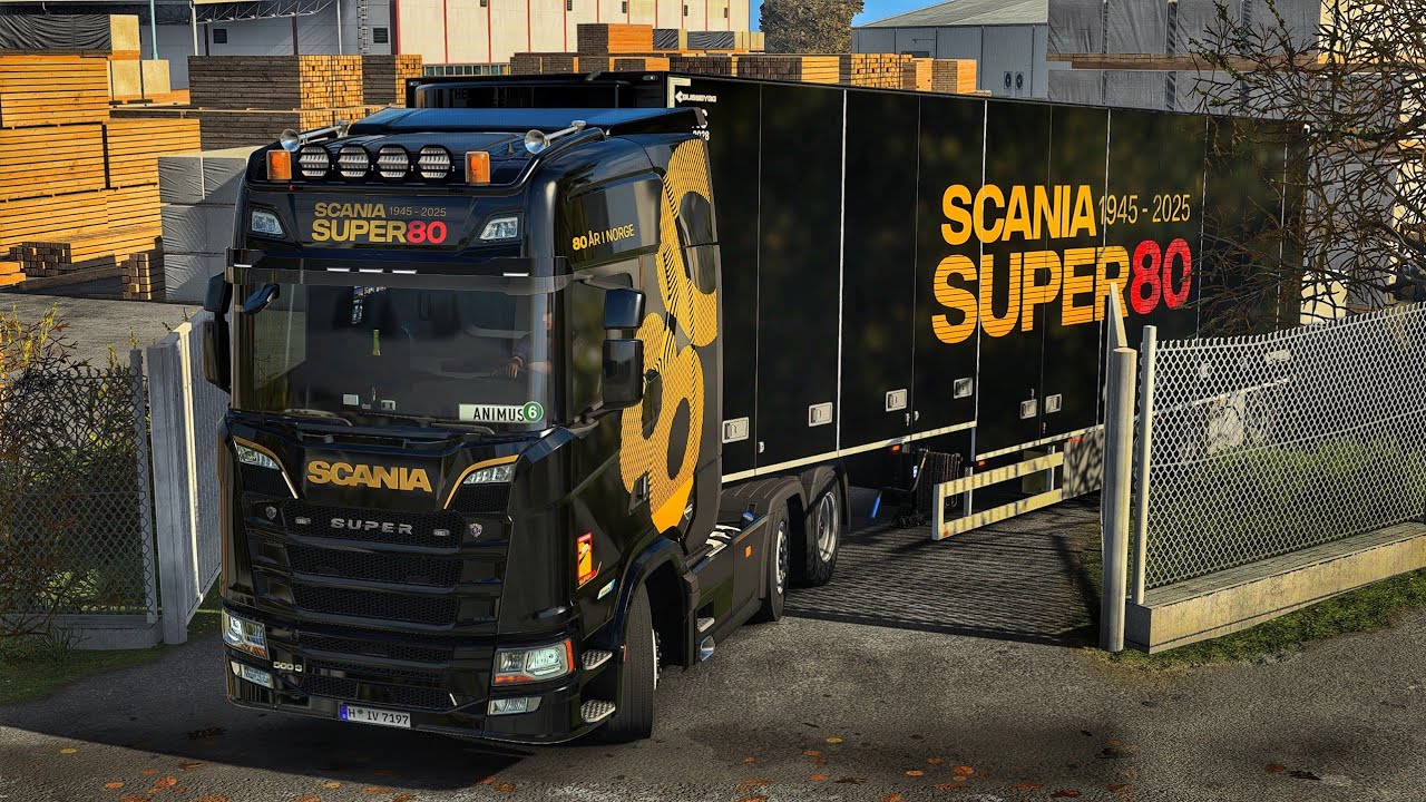 Cross Country Delivery To Sweden | #ets2 1.57