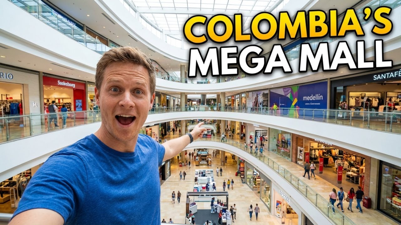 Santafe Mall Medellin Colombia Walking Tour