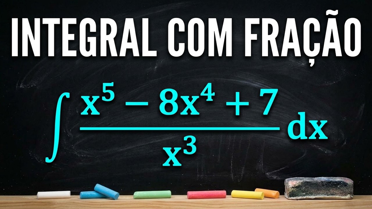 Resolução de Integral com Fração