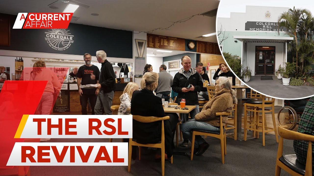 Coastal community pouring beers and clearing tables to save RSL | A Current Affair