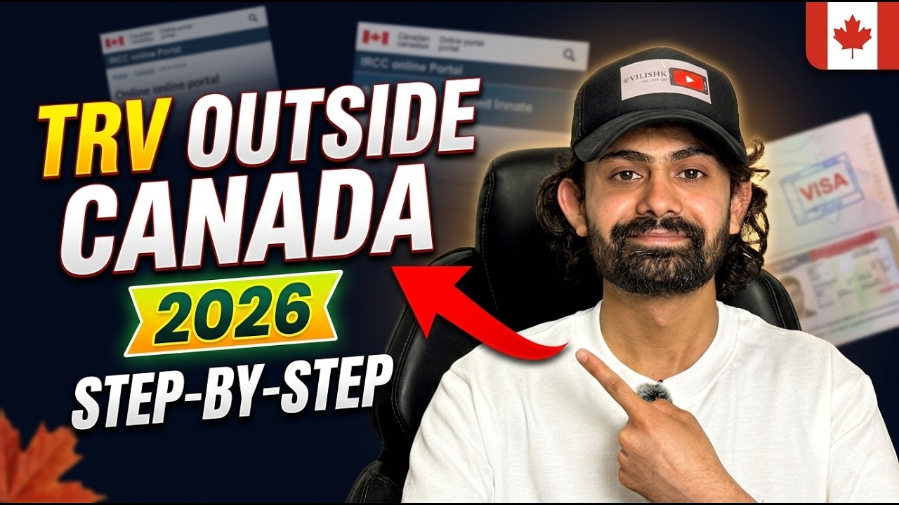 How to Apply for TRV Outside Canada (After Work Permit Approval) | Step-by-Step 2026