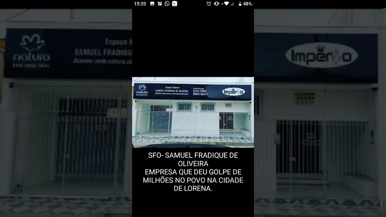 Samuel Fradique de Oliveira golpista de Lorena SP