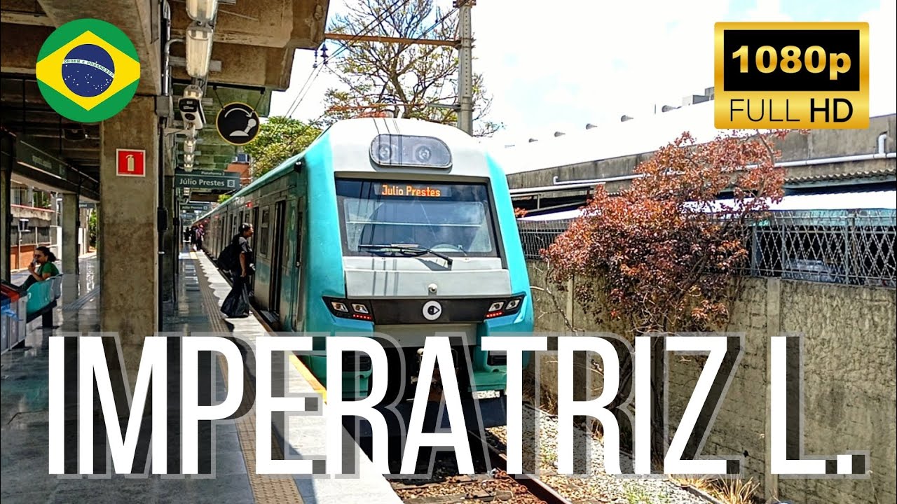Estação Imperatriz Leopoldina | Movimentação de Trens #121 (⚪Linha 8 Diamante)!! 