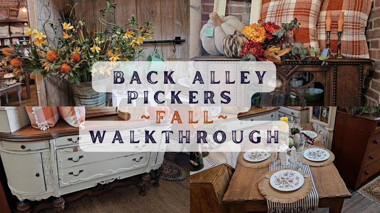 🍂It's Fall at Back Alley Pickers ~PLUS A GIVEAWAY! 🎃#comegowithmetoday