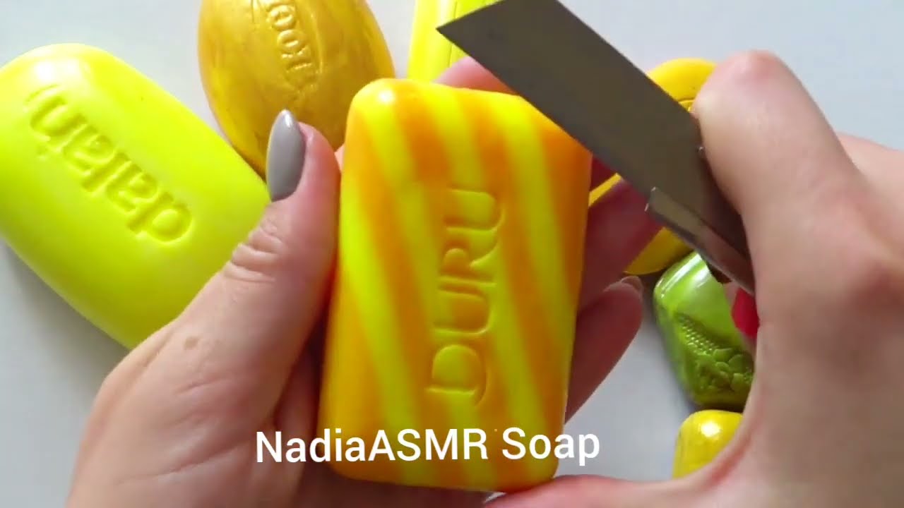 🇺🇦Dry Soap carving ASMR\ relaxing sounds\ No talking. Satisfying ASMR video\ Cutting soap
