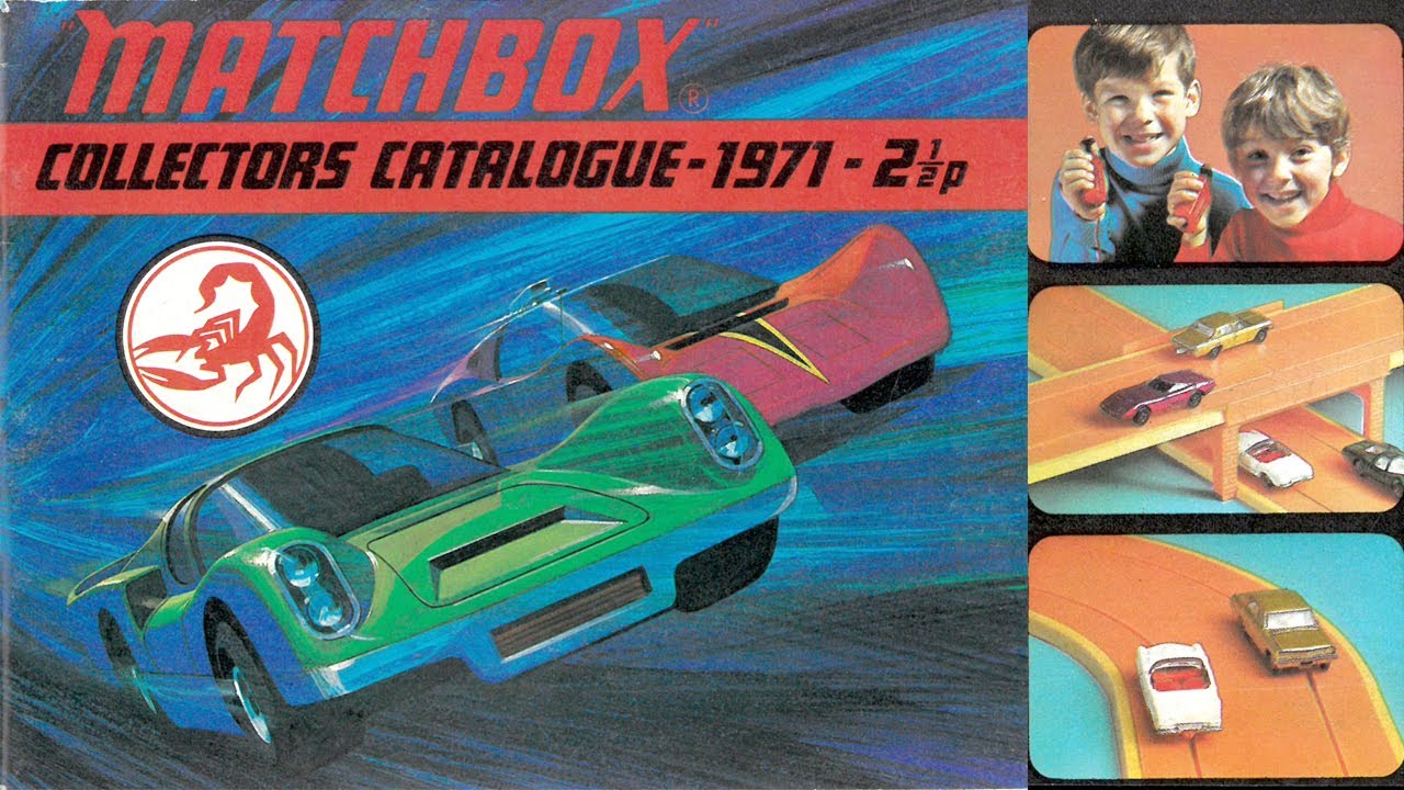 Презентация Matchbox всех моделей 1971 года выпуска. Литой автомобиль.