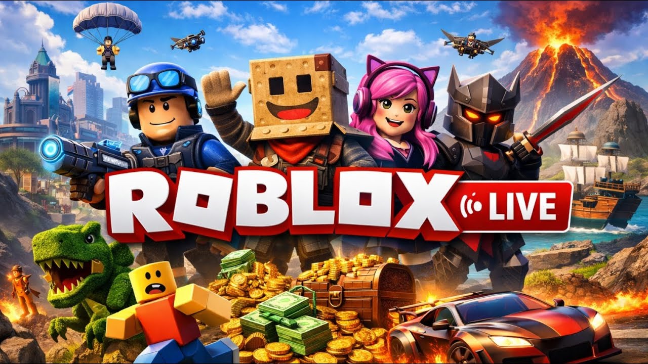 Primera vez jugando Roblox en Live🔴