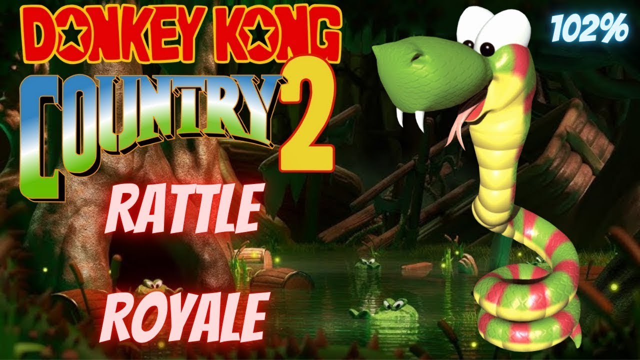DKC 2 (Hack da Cobra) | Rattle Royale (Pt.1) | Mundos #1 & #2 (27%)