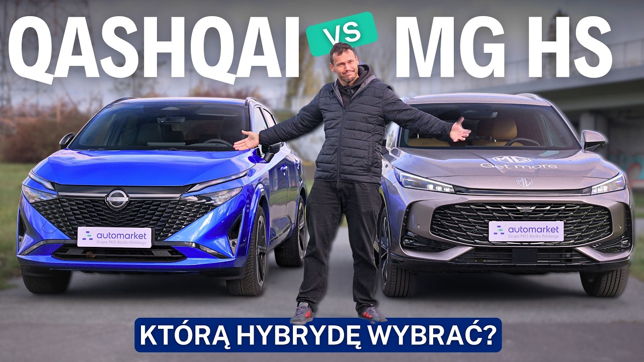 MG HS Hybrid+ vs Nissan Qashqai e-POWER vs  - Czy Chińczycy potrafią w hybrydy?