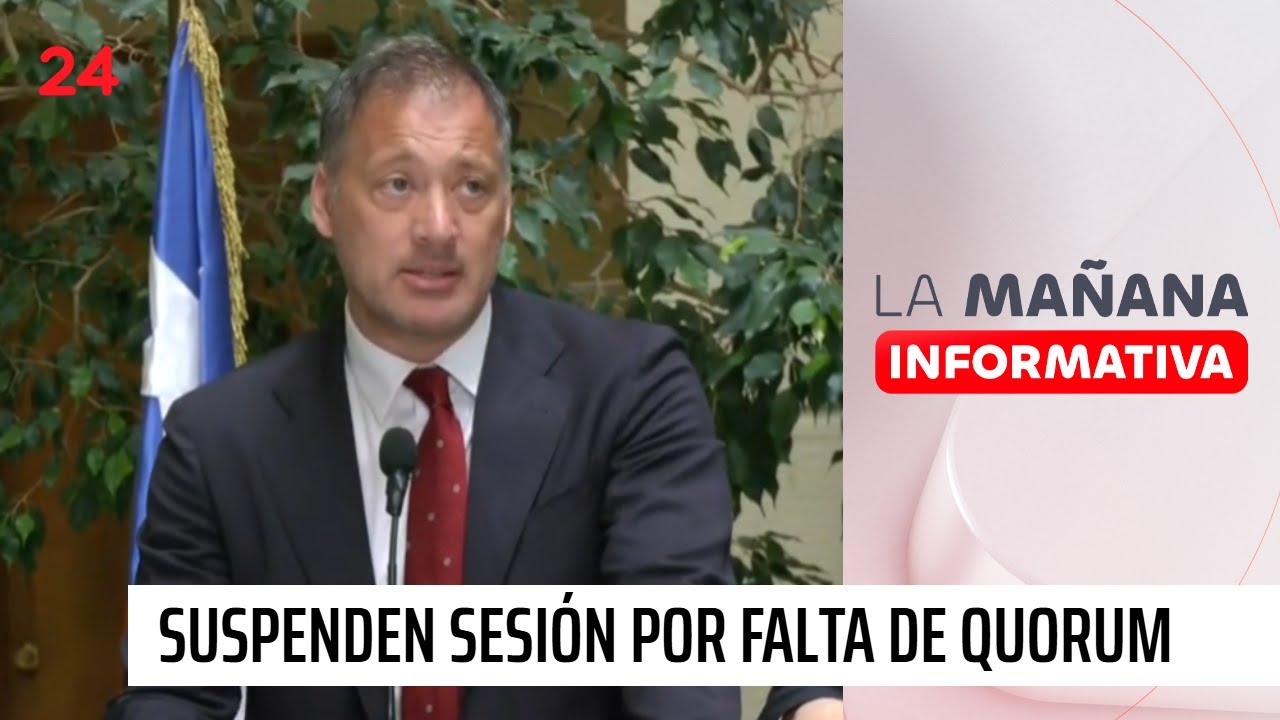 Suspenden sesión en la Cámara de Diputadas y Diputados por falta de quorum | 24 Horas TVN Chile