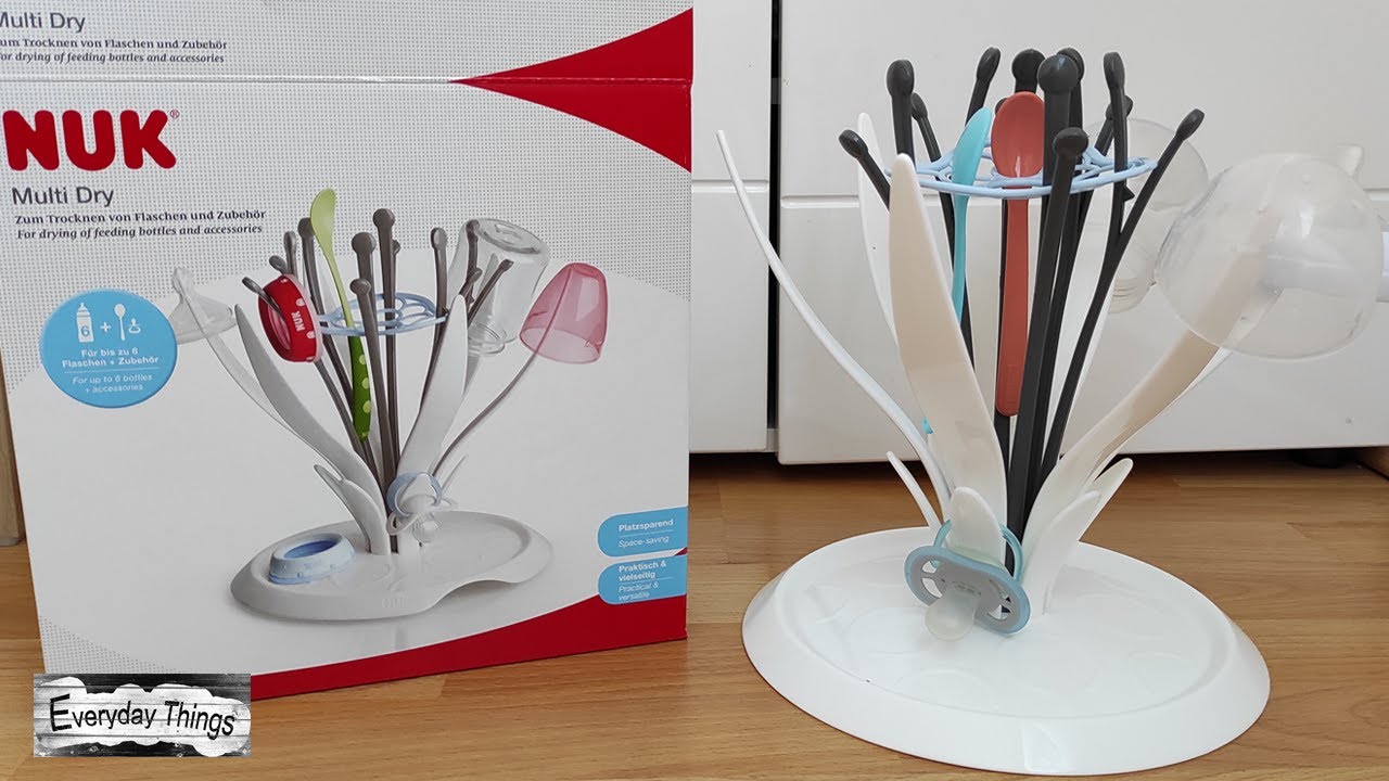 NUK Multi Purpose Baby Bottle Drying Rack, Unboxing & Review, Assembling