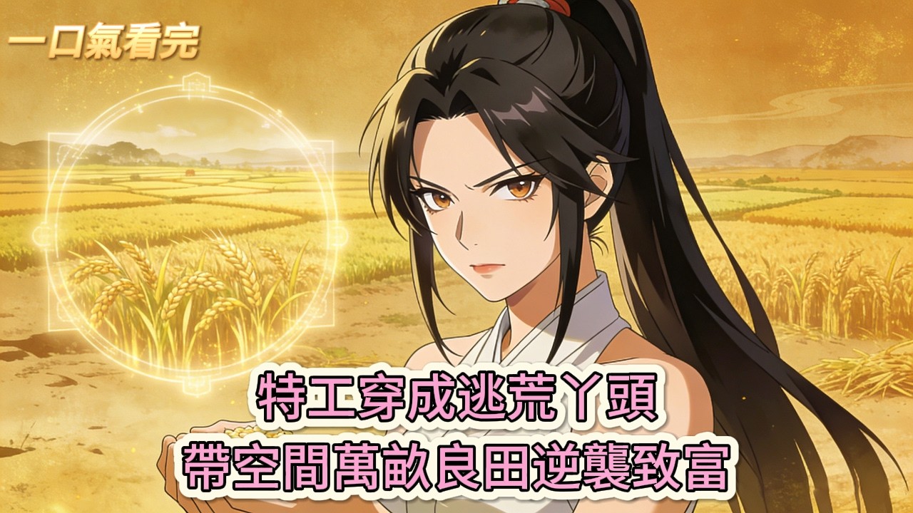 完结小说💕《金牌特工穿荒野：手握空間萬畝田》特工穿成逃荒丫頭！帶空間萬畝良田逆襲致富#推文 #小说 #悠悠书屋