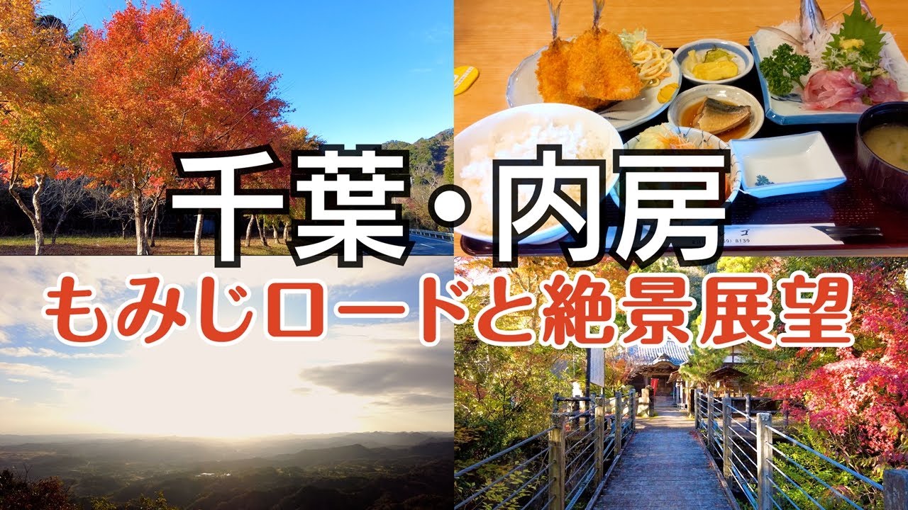 【千葉・内房】関東で一番遅い紅葉。10kmの「もみじロード」と絶景・隠れスポットへ