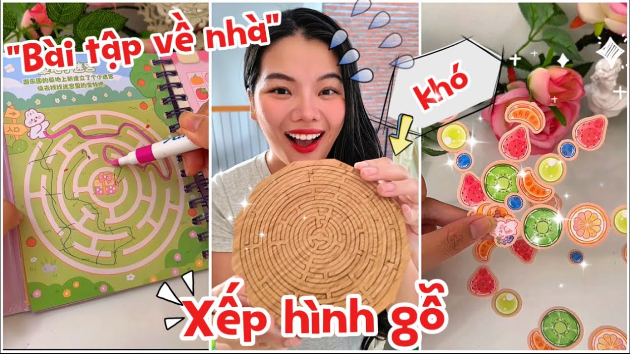 XẾP ĐỒ ĂN từ GIẤY🍔Làm Bài Tập Về Nhà Siêu LẠ📚Sticker Nông Trại Cực Xinh🐓#janenguyen #diy #sticker
