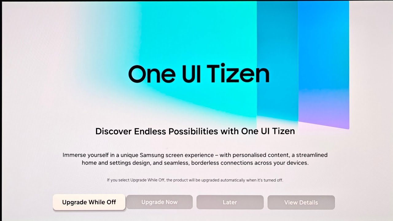 Samsung Tizen 9.0 One UI update for 2023 S90C / S95C QD-OLED TVs 