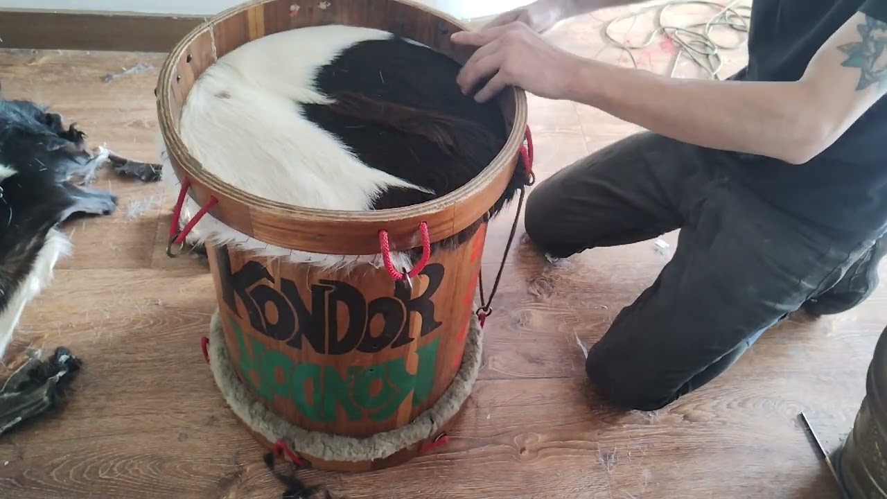 Cambio de parche en bombo leguero