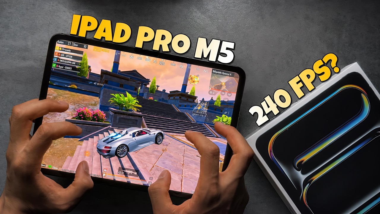 IPAD PRO M5 PUBG | 240 FPS? 😳🔥