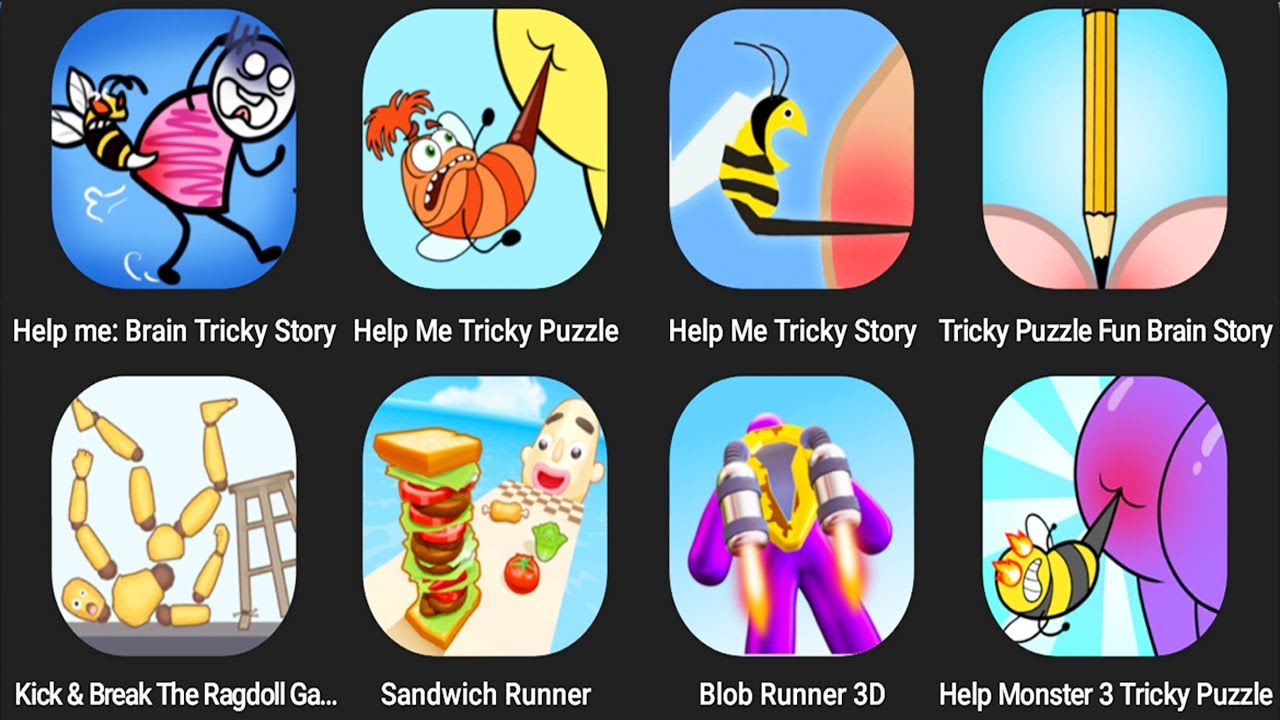 Help Me Brain Tricky Story,Help MeTricky Puzzle,Help Me Tricky Story,Tricky Puzzle Fun Brain Story
