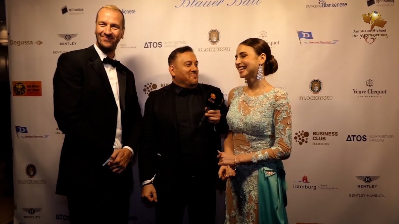 23. Blauer Ball im Hotel Atlantic Kempinski Interview mit Ekaterina Leonova & Pascal Hens