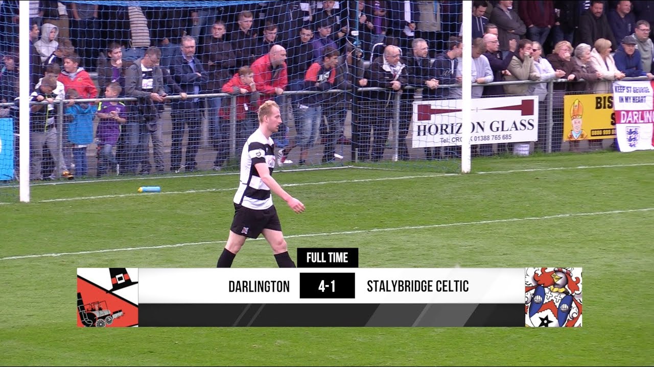 Darlington 4-1 Stalybridge Celtic- Vanarama National League North - 2016/17