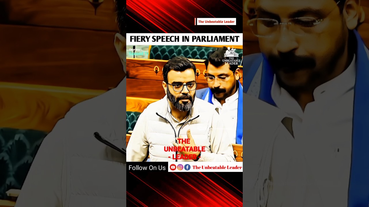 Aga Syed Ruhullah Mehdi || Fiery Speech In Parliament || The Unbeatable Leader #parliament #loksabha