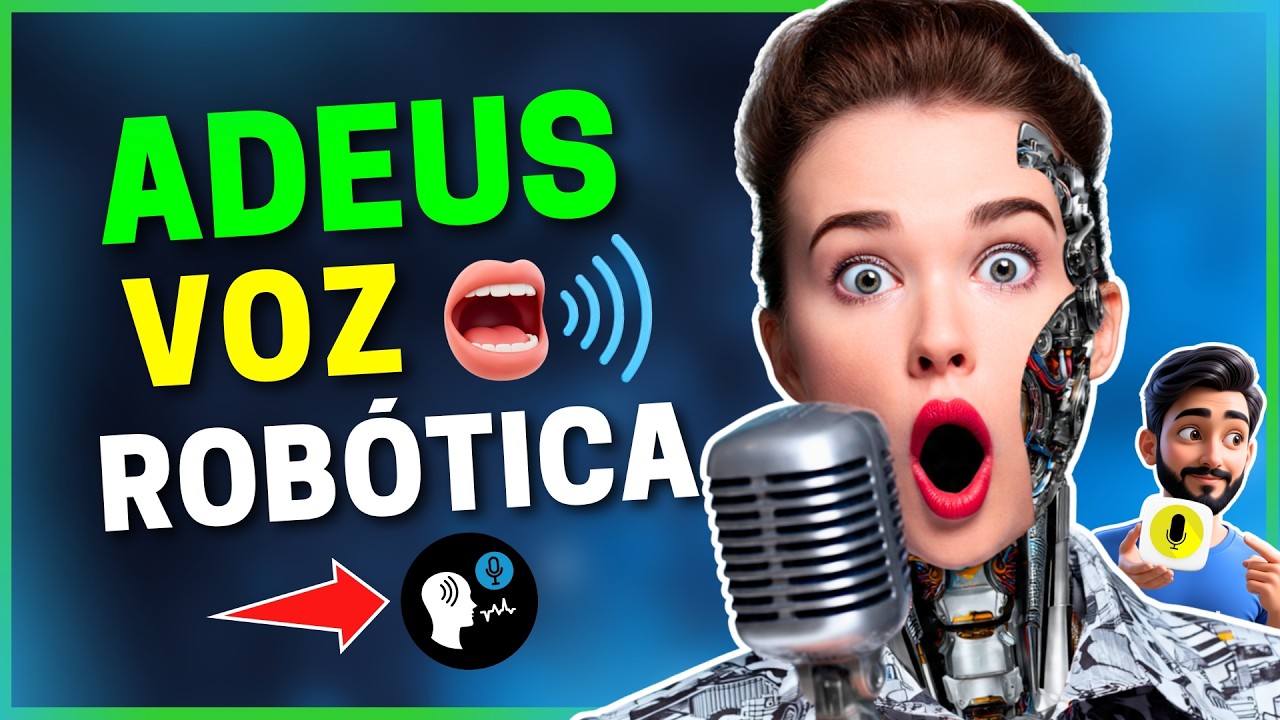 🚨SURREAL! Nova IA GR&Aacute;TIS Gera VOZ com EMO&Ccedil;&Atilde;O HUMANA 100% GR&Aacute;TIS e ILIMITADO