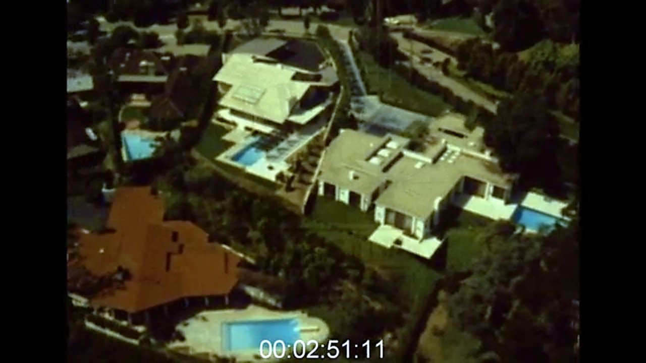 Hollywood Houses from Above, 1970s - Film 1093500