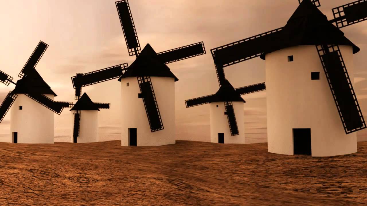 Escena Molinos Manchegos en Cinema 4D