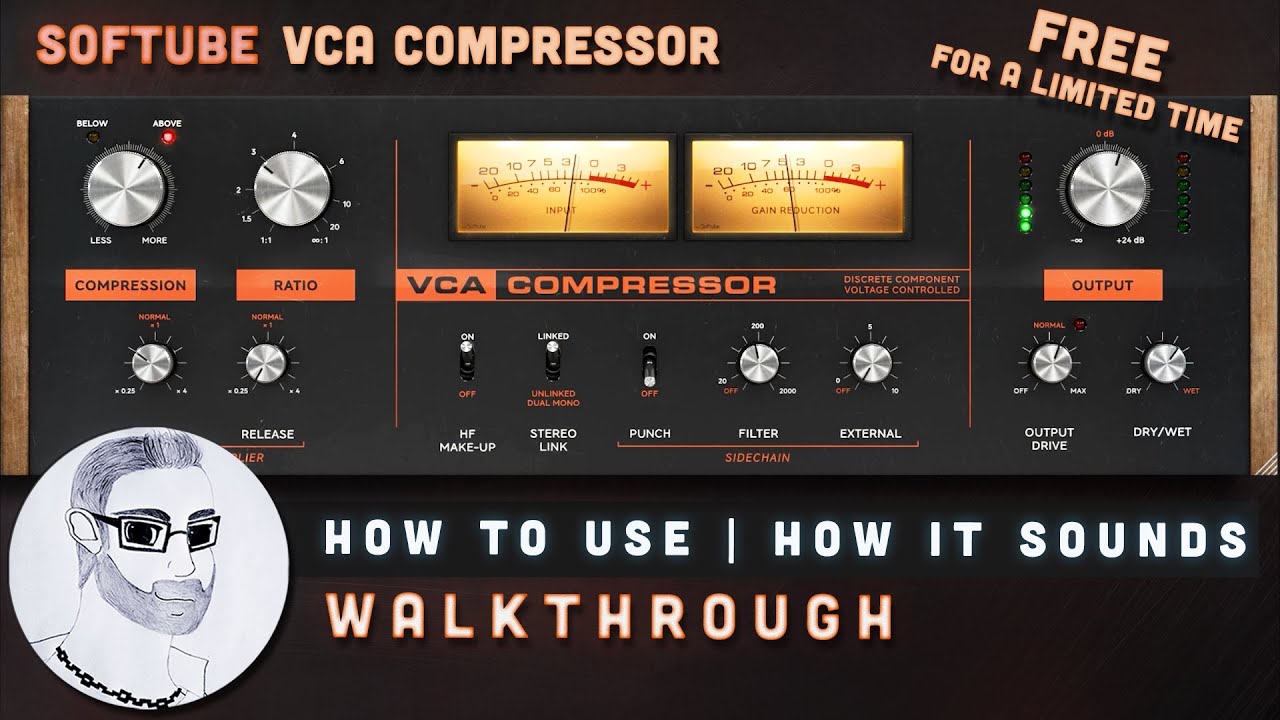 Softube VCA Compressor | How To Use - Overview - First Look | Characterful vintage compression