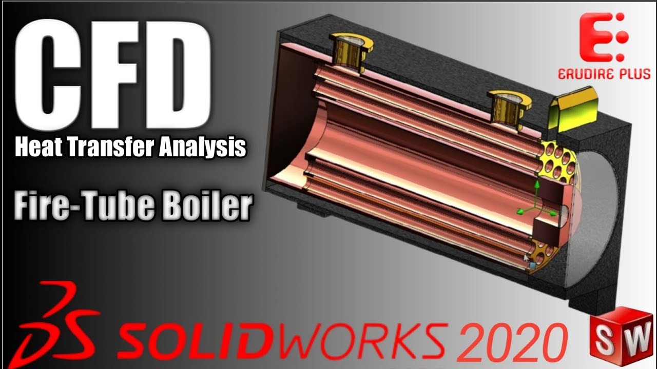 SolidWorks Flow Simulation Parametric Study & Optimization of a Fire Tube Boiler: Tutorial
