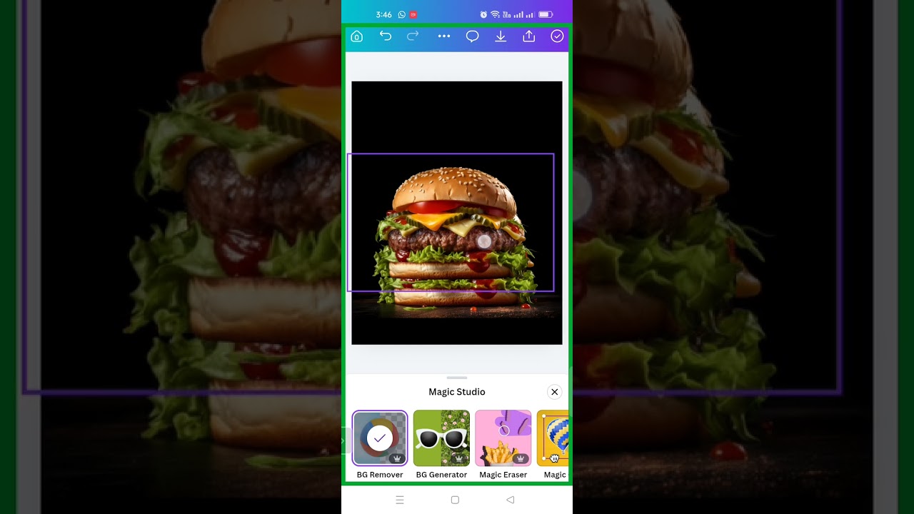 Delicious burger poster idea 