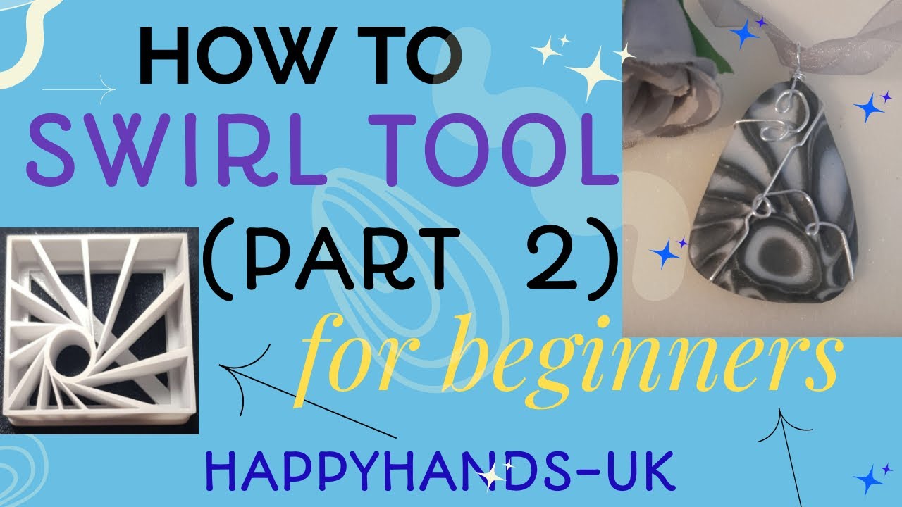 Veiwers request: Swirl tool, polymer clay tutorial remake (part 2)