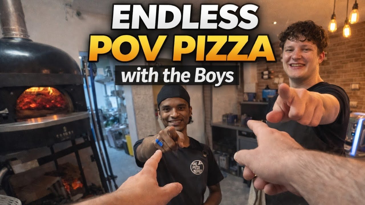 Endless POV Pizza Making with the Boys!🍕🔥