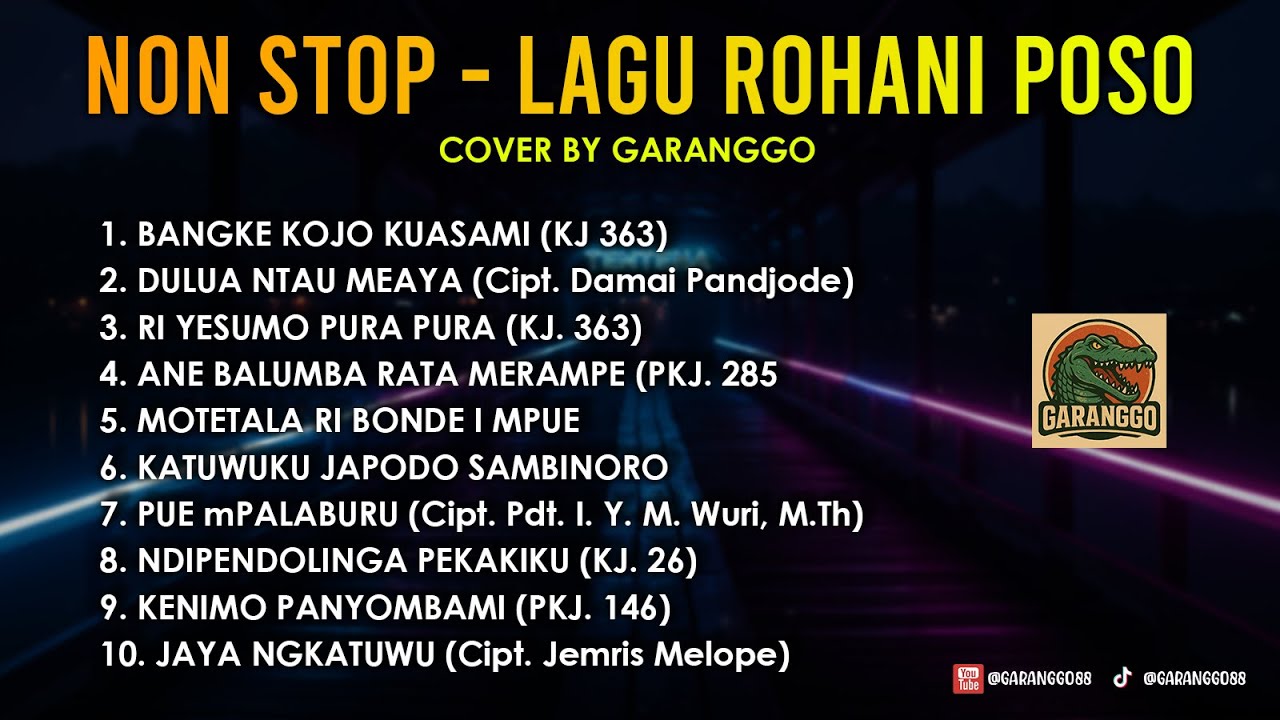 NON STOP - LAGU ROHANI POSO TERBARU | Cover by Garanggo