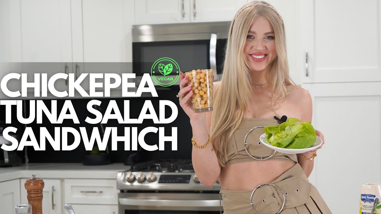 COOK W/ ME: Plant-Based Chickpea 'Tuna' Sandwich Recipe