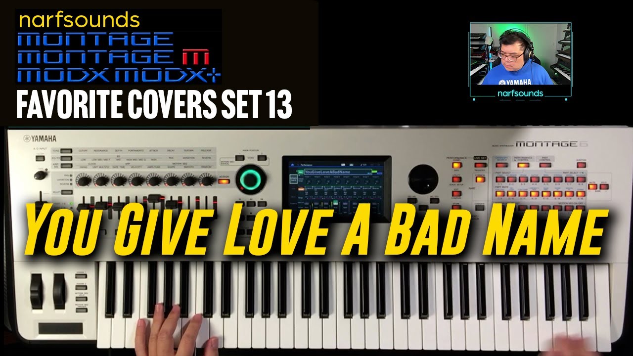 You Give Love A Bad Name Bon Jovi Favorite Covers Set 13 Montage MODX MODX+ Montage M Synth Sounds