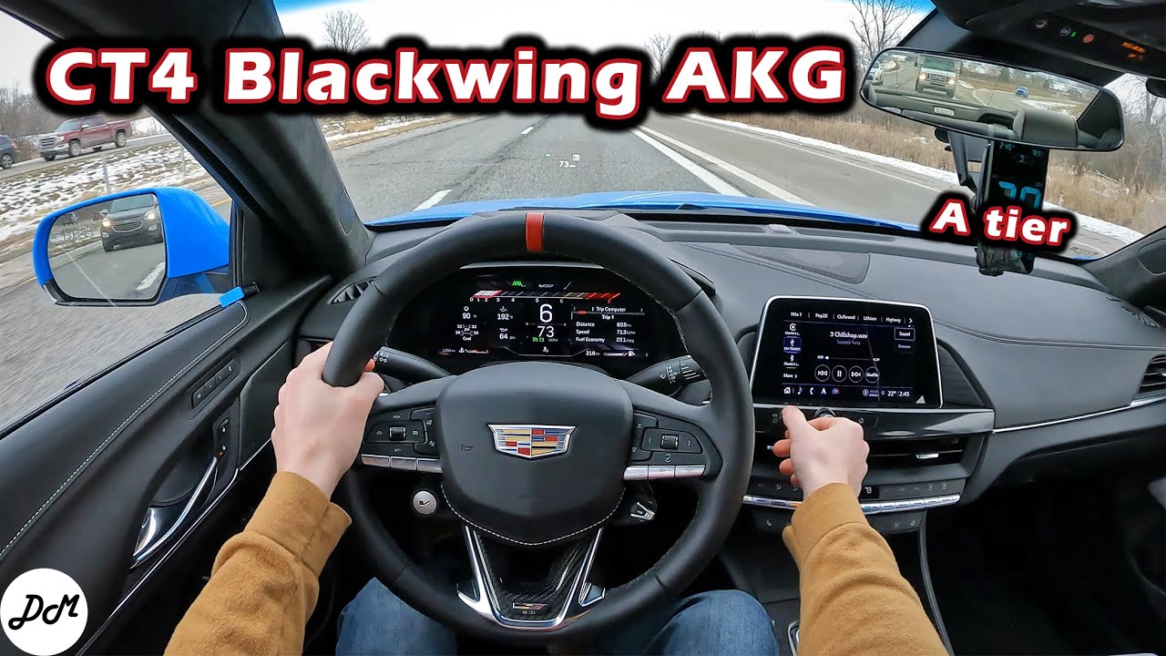 2022 Cadillac CT4-V Blackwing &ndash; AKG 14-speaker Sound System Review