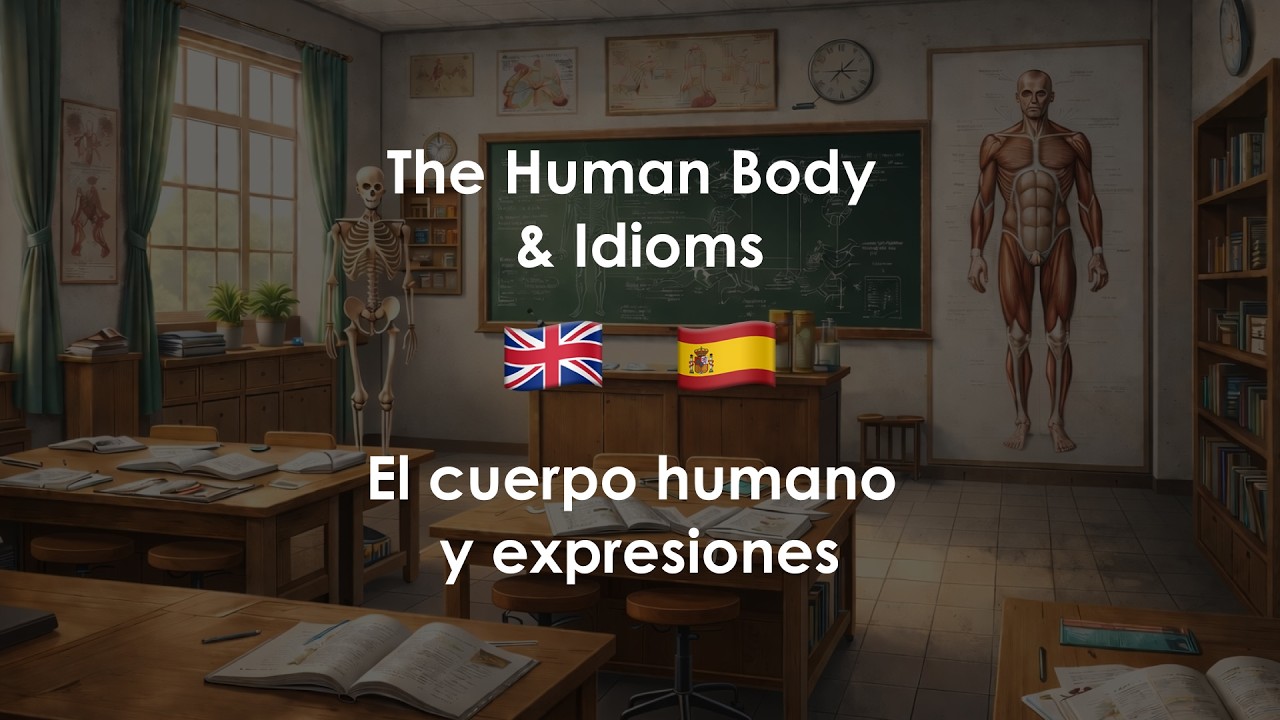 El cuerpo humano en inglés 🧠 | Partes, órganos y expresiones (A1–B1)