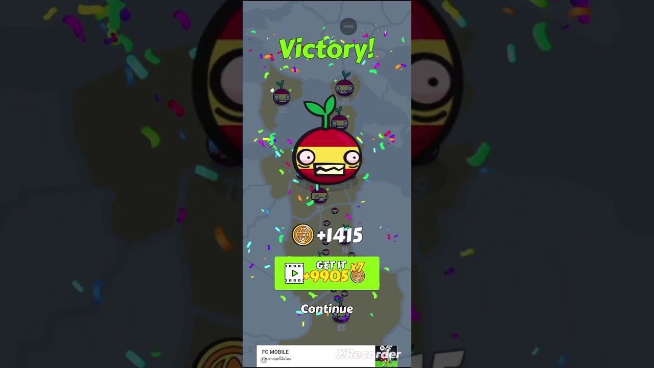 Playing Countyball War Under 3 Minutes 