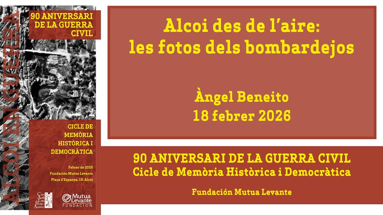 Alcoi des de l'aire: les fotos dels bombardejos (Àngel Beneito)